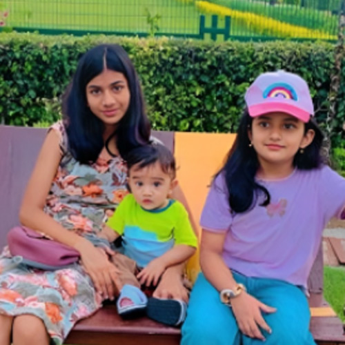 Kids at resort